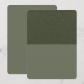 Carte de sauvegarde à date divisée en mousse verte (Devant / Derrière)