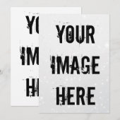 Carte de sauvegarde à plat entièrement personnalis (Devant / Derrière)