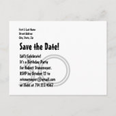 Carte de sauvegarde d'anniversaire 30 ans moderne  (Dos)
