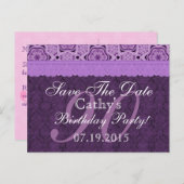 Carte de sauvegarde de 90e anniversaire Broderie a (Devant / Derrière)