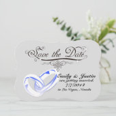 CARTE DE SAUVEGARDE DE BAGUE DE MARIAGE CRISTAL (Debout devant)