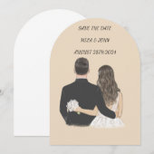 CARTE DE SAUVEGARDE DE DATE (Devant / Derrière)