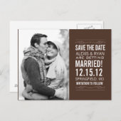 Carte de sauvegarde de date (Devant / Derrière)