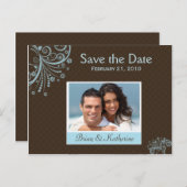 Carte de sauvegarde de date (Devant / Derrière)