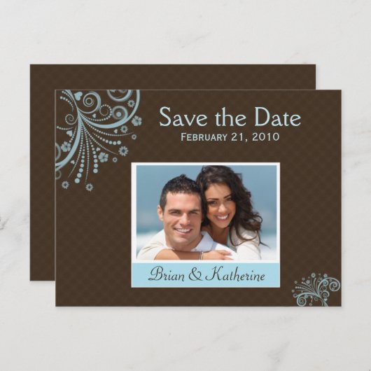 Carte de sauvegarde de date (Devant / Derrière)