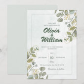 Carte de sauvegarde de date à plat (Devant / Derrière)