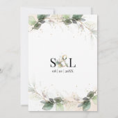 Carte de sauvegarde de date à plat (Dos)