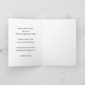 Carte de sauvegarde de date d'art de ligne minimal (Intérieur)