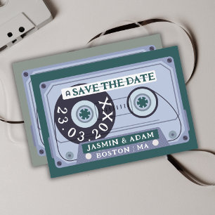 Carte de sauvegarde de date de cassette audio vert