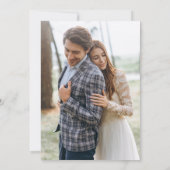 Carte de sauvegarde de date de champagne fantaisis (Dos)