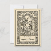Carte de sauvegarde de date de chevalier médiéval (Devant)