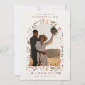 Carte de sauvegarde de date de feuilles de chute d (Devant)