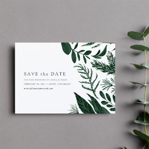 Carte de sauvegarde de date de forêt sauvage