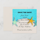 Carte de sauvegarde de date de l'été de belle étoi (Devant / Derrière)