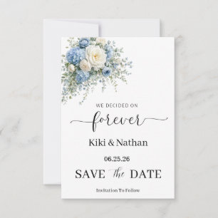 Carte de sauvegarde de date de mariage