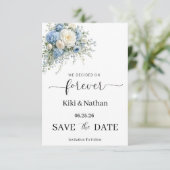 Carte de sauvegarde de date de mariage (Debout devant)
