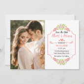 Carte de sauvegarde de date de mariage (Devant)