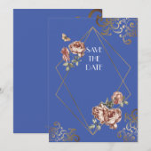 Carte de sauvegarde de date de mariage (Devant / Derrière)