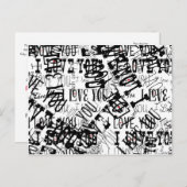 Carte de sauvegarde de date de mariage de la Saint (Devant / Derrière)