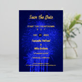 Carte de sauvegarde de date de mariage du Nouvel A (Debout devant)