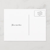 Carte de sauvegarde de date de mariage | Floral bl (Dos)