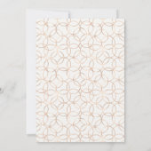 Carte de sauvegarde de date de mariage florale de (Dos)