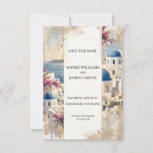 Carte de sauvegarde de date de mariage florale ros