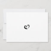 Carte de sauvegarde de date de mariage moderne nou (Dos)