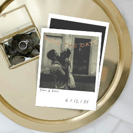 Carte de sauvegarde de date de mariage photo insta