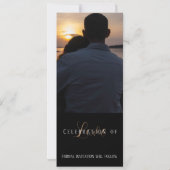 Carte de sauvegarde de date de mariage recto-verso (Dos)