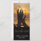 Carte de sauvegarde de date de mariage recto-verso (Devant)