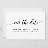 Carte de sauvegarde de date de mariage "Relax" noi (Devant)