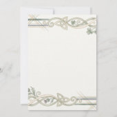 Carte de sauvegarde de date de mariage Thistle Sha (Dos)