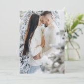 Carte de sauvegarde de date de Noelle à l'aquarell (Debout devant)