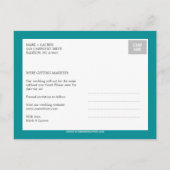 Carte de sauvegarde de date de photo de Palm Beach (Dos)