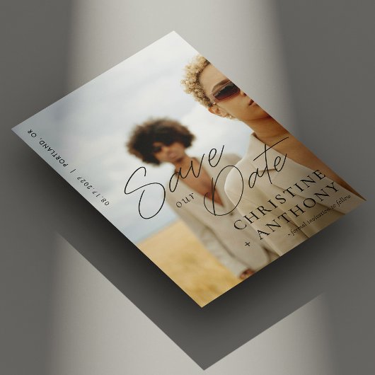 Carte de sauvegarde de date de photo de script noi