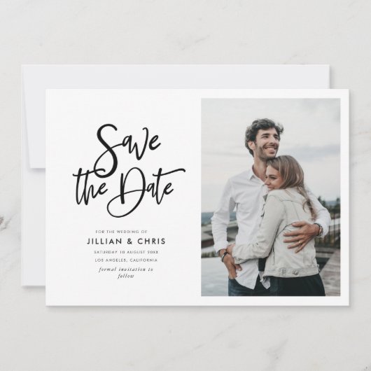 carte de sauvegarde de date de photo de script rus (Devant)