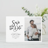 carte de sauvegarde de date de photo de script rus (Debout devant)