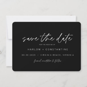 Carte de sauvegarde de date de photo minimaliste m