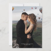 Carte de sauvegarde de date de photo moderne et si (Dos)