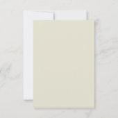 Carte de sauvegarde de date de tulipe pastel douce (Dos)