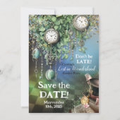 Carte de sauvegarde de date de Wonderland (Dos)