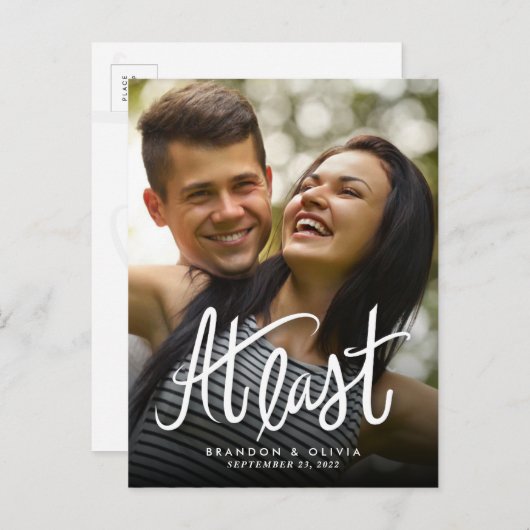 Carte de sauvegarde de date *Enfin* (Devant / Derrière)