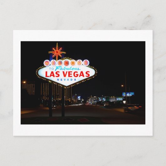 Carte de sauvegarde de date Las Vegas By Night (Devant)