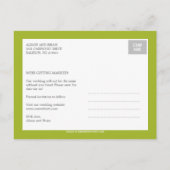 Carte de sauvegarde de date pour couple moderne (Dos)