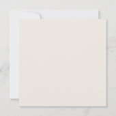 Carte de sauvegarde de date Roses et Crème (Dos)