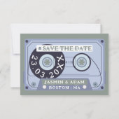 Carte de sauvegarde de date ruban de cassette vert (Dos)