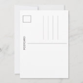 Carte de sauvegarde de date - tableau noir de guir (Dos)