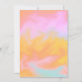 Carte de sauvegarde de dates de typographie modern (Dos)