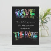 Carte de sauvegarde de la date (Debout devant)